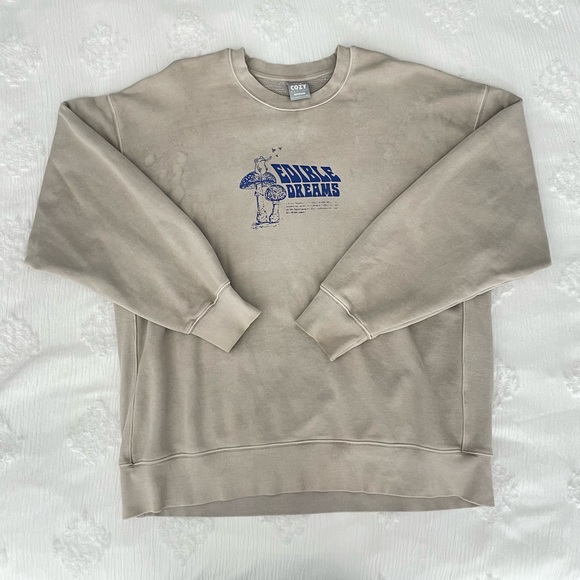 TNA Tops - tna cozy mushroom crewneck